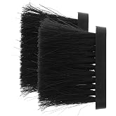 INOOMP Fireplace Brush Replacement Head 2 Pack Plastic Sisal | Plastic and Sisal Build, Compact Dense Bristles, for Fireplace Cleaning