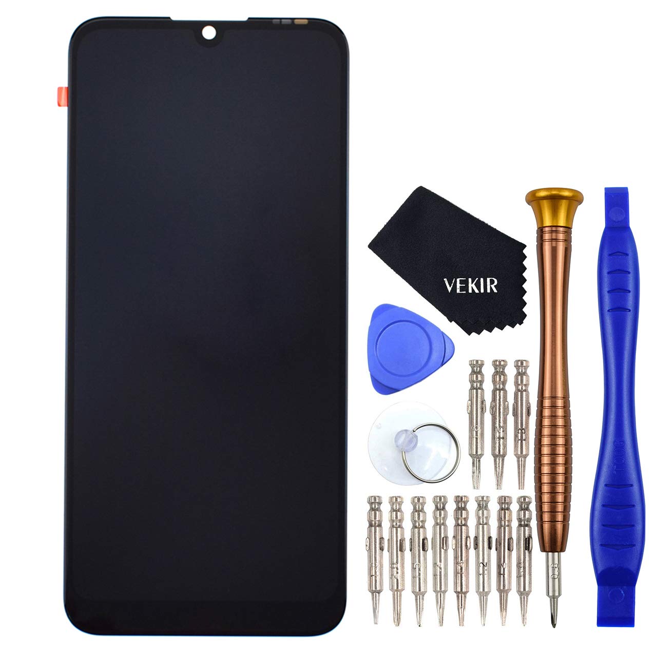 VEKIR LX3 LCD Display Touch Digitizer Glass Screen Assembly replacement kit for Huawei Y6s 2019 black