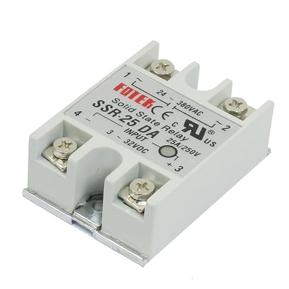 Haobase Control Temperatur Controller AC 24 V-380 V Output Solid State Relais 25 A ssr-25da