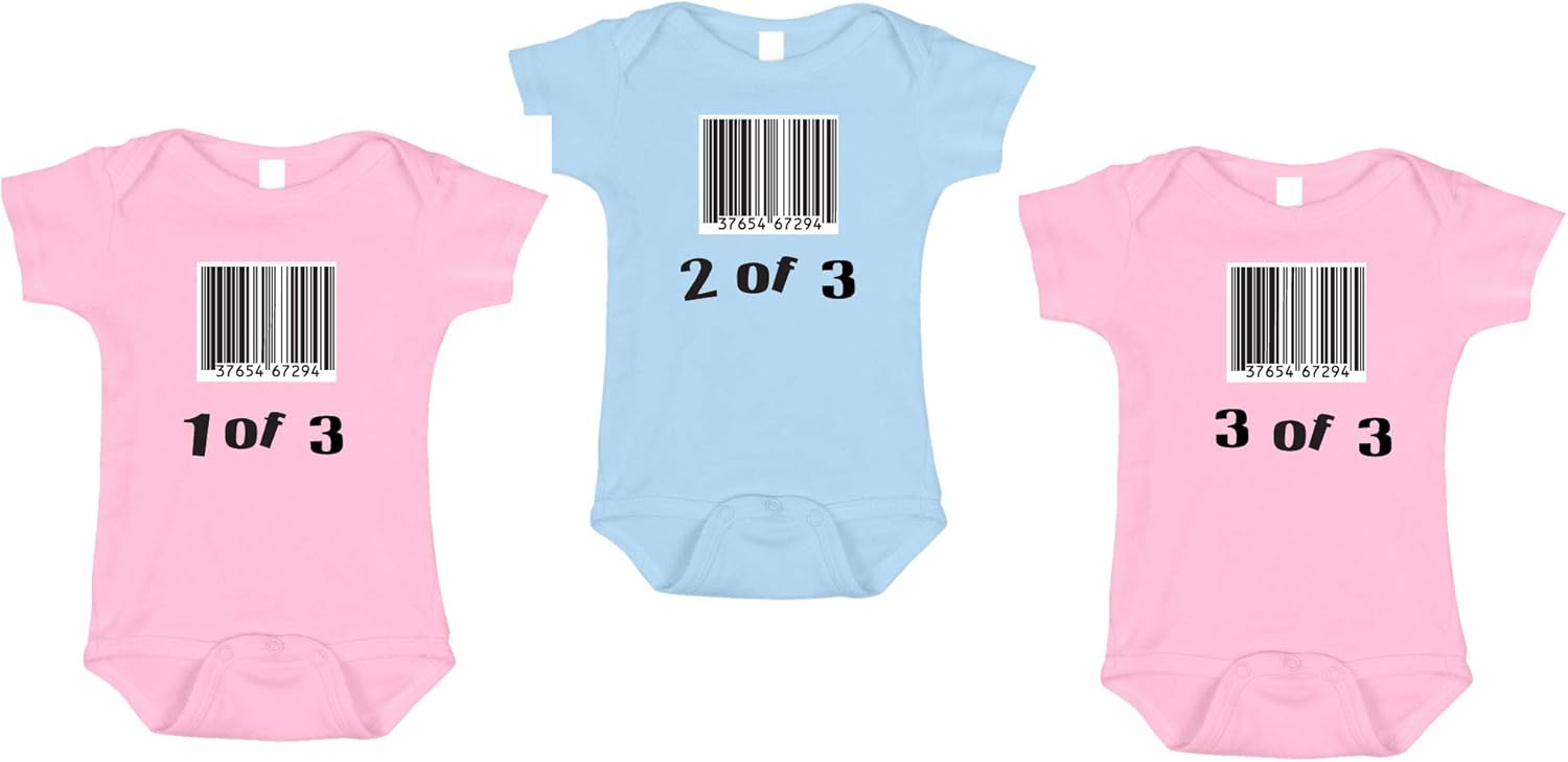 triplet onesies