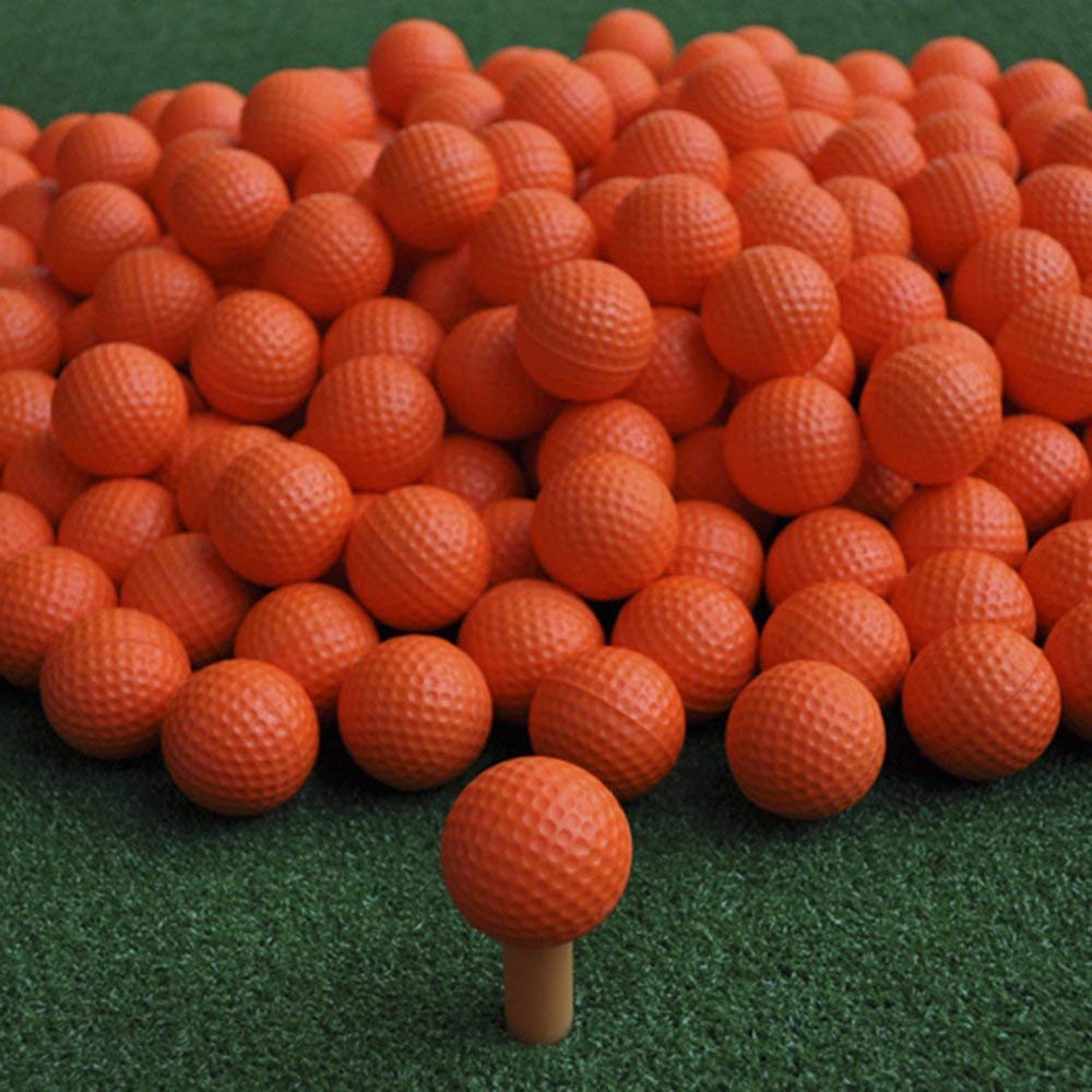 Fanovo Foam Golf Balls - Practice Golf Balls - Kid Golf Balls - Pet Balls, Light Soft Elastic Training Multifunction Sport Balls (8 Color -16 Pack)