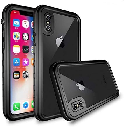 Amazon Co Jp Iphonexs Max 完全防水 Iphoneケース 防水 防塵 耐衝撃 傷防止 ストラップ付 ブラック Collaborn 家電 カメラ