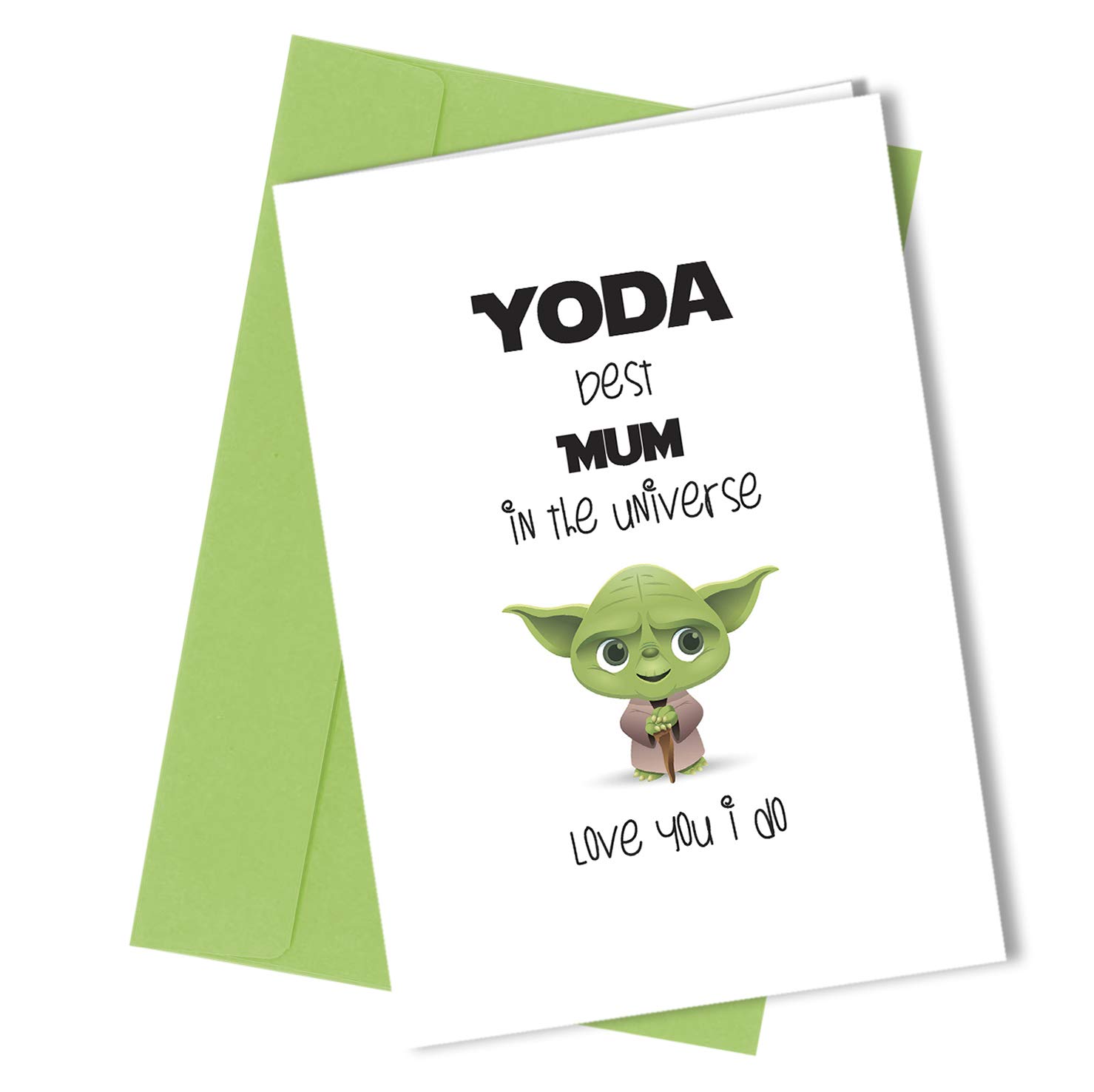 Mothers Day Card/Birthday Card MUM Greeting Yoda Comedy Rude Funny Humour #227