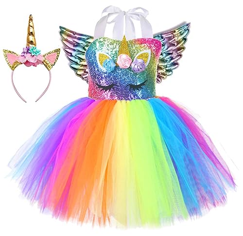 strapless open back dress Girl's Unicorn Princess Dress – 100 Unicorns main image 0