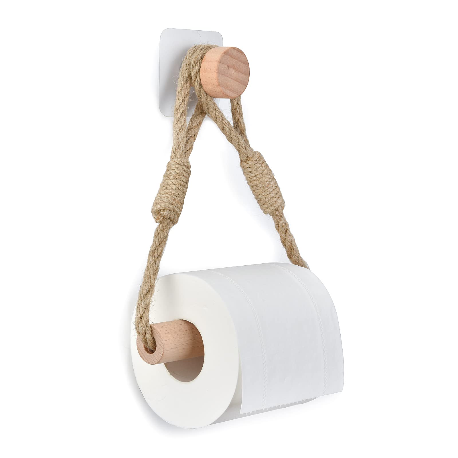 Toilet Paper Holder Toilet Roll Holder Self Adhesive Boho Decor Antique Industrial Wall-Mounted Towel Rack Bath Towel Rings Bathroom Accessories