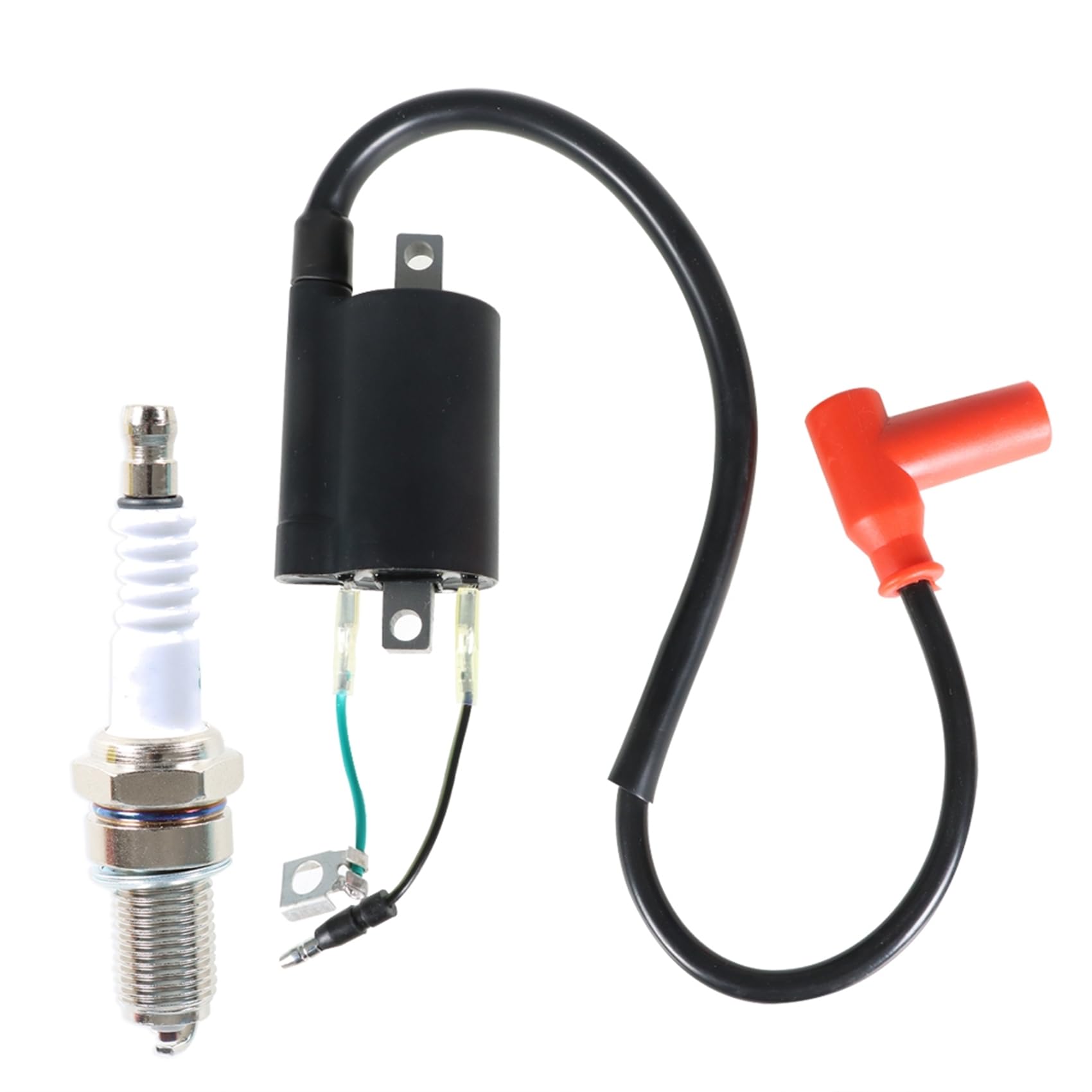 Photo 1 of labwork Ignition Coil and Spark Plug Replacement for Honda CR80R CR85R RB 1987-2007 Replacement for 30500-GS2-005