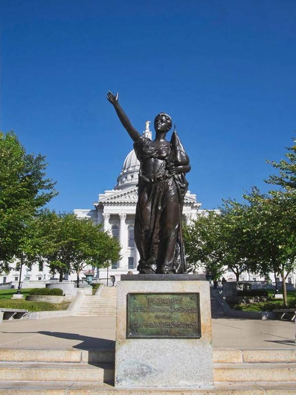 Forward Statue, Madison Wisconsin 11x14 Matted Photograph