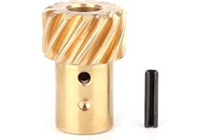 0.491in Bronze Distributor Gear, Roller Cam Distributor Gear Fit for SBC 262-454 engine with 0.491 Diameter Shaft Size