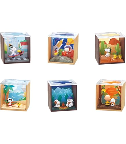 Amazon.com: Re-Ment Snoopy&Woodstock Terrarium On Vacation