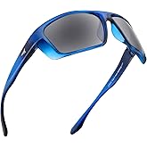 KastKing Huzzah Polarized Sport Sunglasses for Men and Women, Ideal for Driving Fishing Cycling and Running,UV Protection