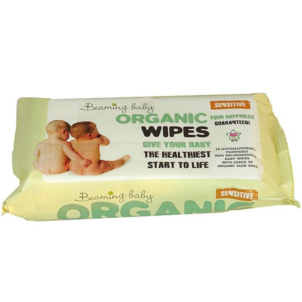 Beaming Baby | Organic Baby Wipes | 3 x 72