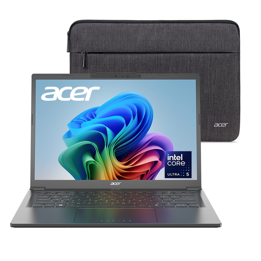 Acer Aspire 14 AI Copilot+ PC - Intel Core Ultra 5 226V & 14” WUXGA Touch - NPU: Up to 40 Tops - GPU: Up to 53 Tops | Intel A