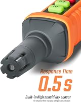 TopTes PT210 Gas Leak Detector Portable Natural Gas with Alarm Orange view 2