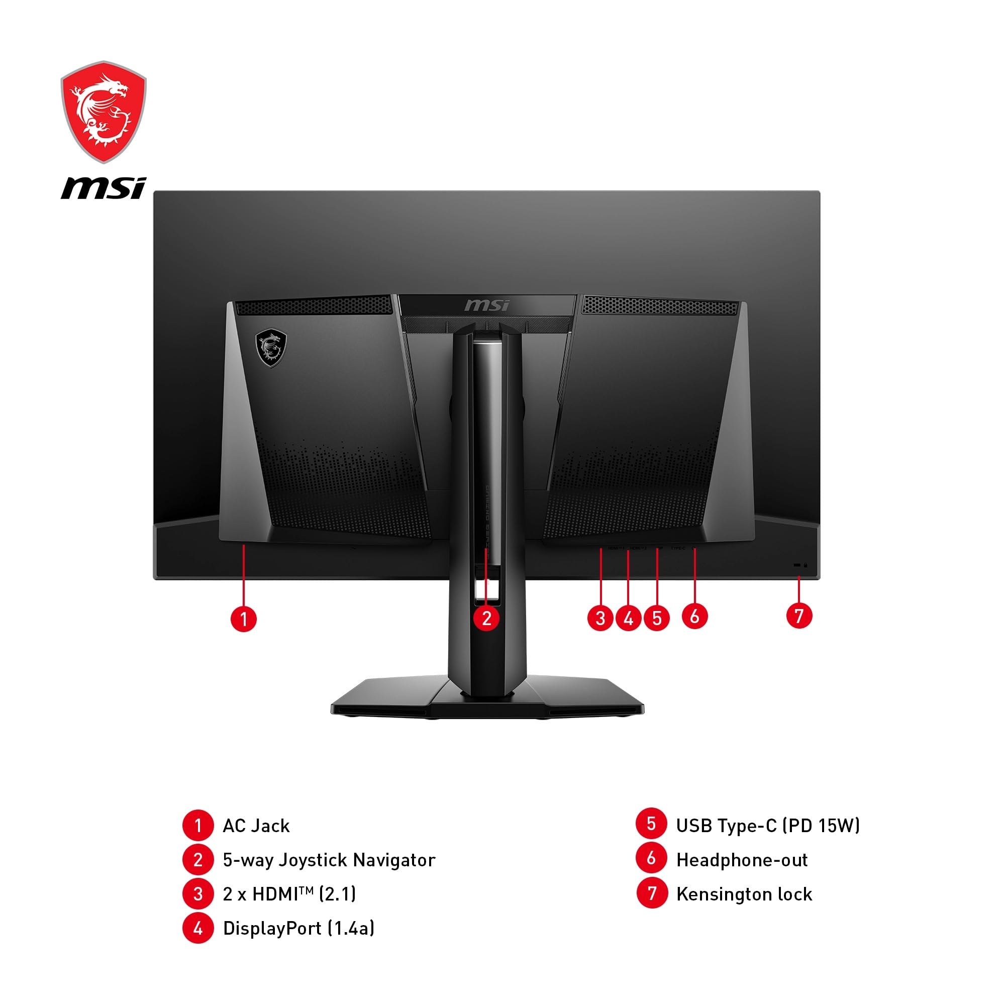 MSI MAG 321UPX QD-OLED 31.5 Zoll 4K UHD Gaming Monitor - 3840 x 2160 Quantum Dot OLED Panel, 240Hz / 0.03ms, 99% DCI-P3, ΔE≤2, DisplayHDR True Black 400 - DP 1.4a, HDMI 2.1, USB Type-C 6