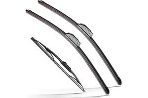 RAINTOK Windshield Wiper Blades Replacement for Chevy Chevrolet Traverse 2018 2019 2020 2021 2022 2023 Original Factory Quality Front Rear Wipers Blade Set for My Car - 24" 20" 10" (Pack of 3)