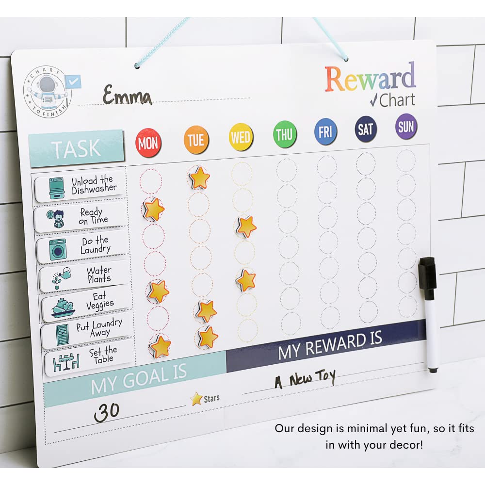 Mua QUOKKA Magnetic Behavior Chore Chart for Kids at Home - Gift Reward ...