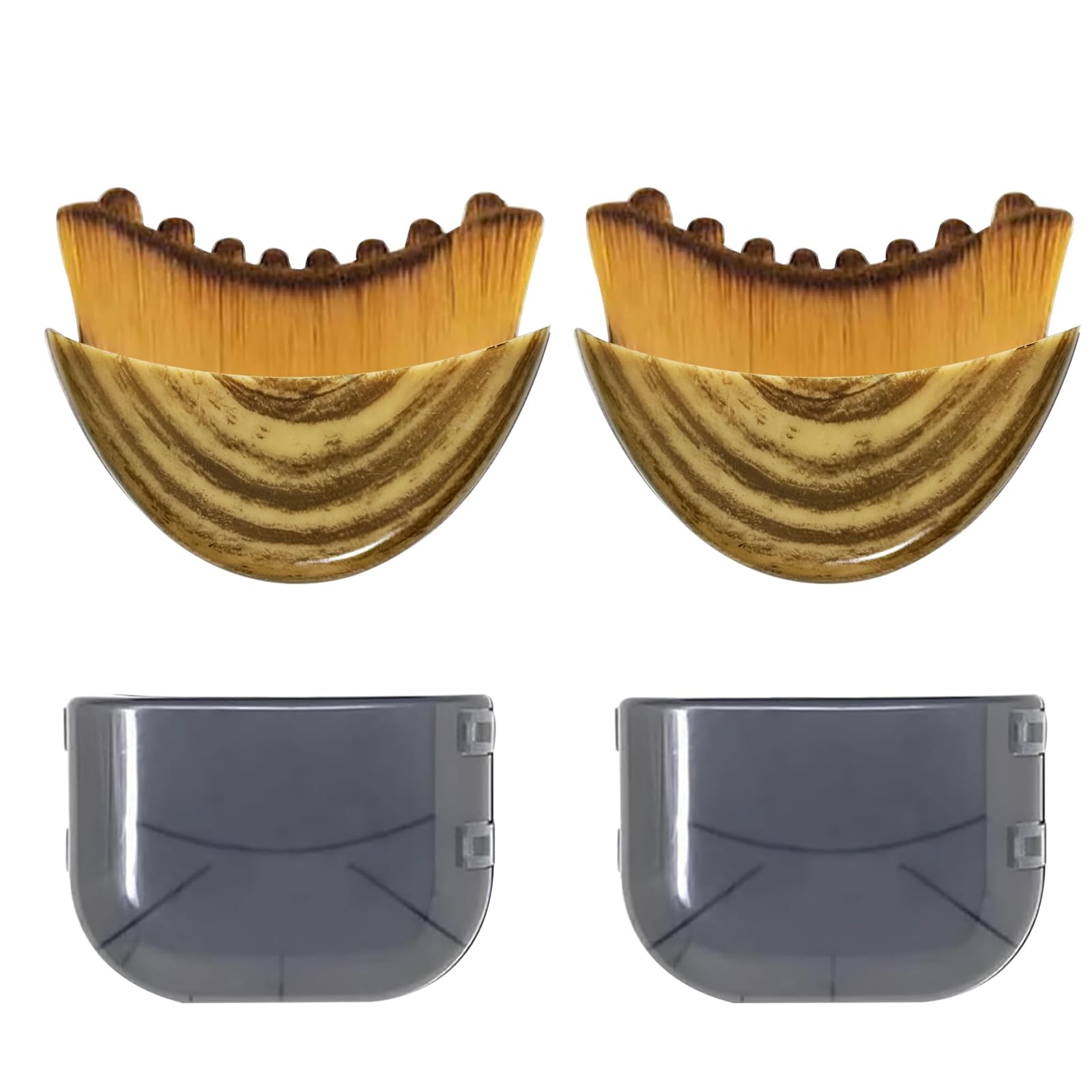 Photo 1 of Lymphatic Contour Face Brush, Lymphatic Drainage Massager for Face, Ergonomically Designed to Fit The Skin Precisely (2PCS)