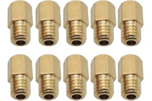 RLLYER Set of 10 Hex Type Main Jets for MIKUNI VM/TM/TMX Carburetor 200-290
