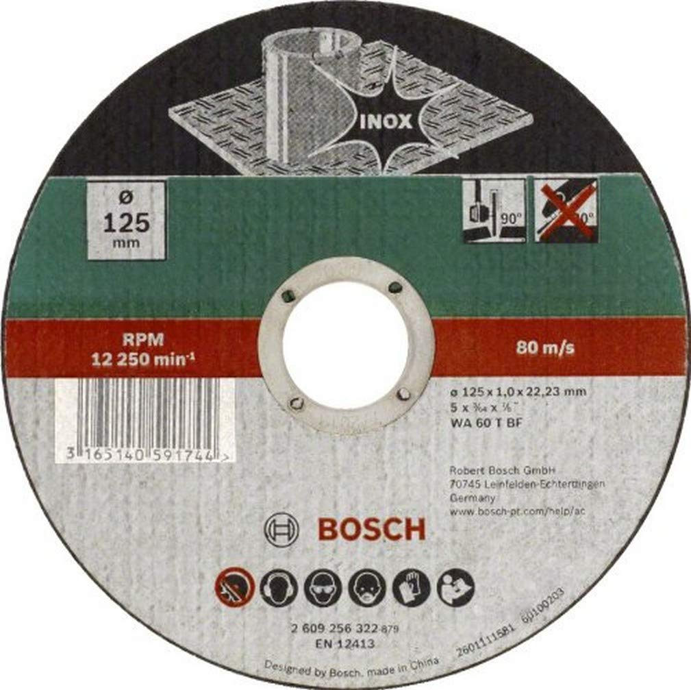 Bosch 2609256323 DIY Cutting Disc Stainless Steel 125 mm ø x 1.6 mm Straight