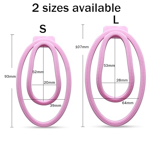 Generic MFMYEE Chastity Fufu Clip, Chastity Cage Chastity Belt for Male,  Penis Cage Imitation Vaginal Pussy, Cock Cage Clip Lock, SM Sex Toy Men (S,  Pink) in Dubai - UAE