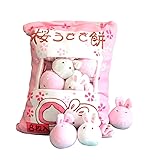 Nenalayo Cute Bag of Cherry Blossom Bunnies Plush