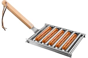 Grill Hot Dog Roller - Non-Sticky Food Grade Rack | Griller Hot Dog Grill Roller,for Outdoor Garden Yard Picnic Camping Party