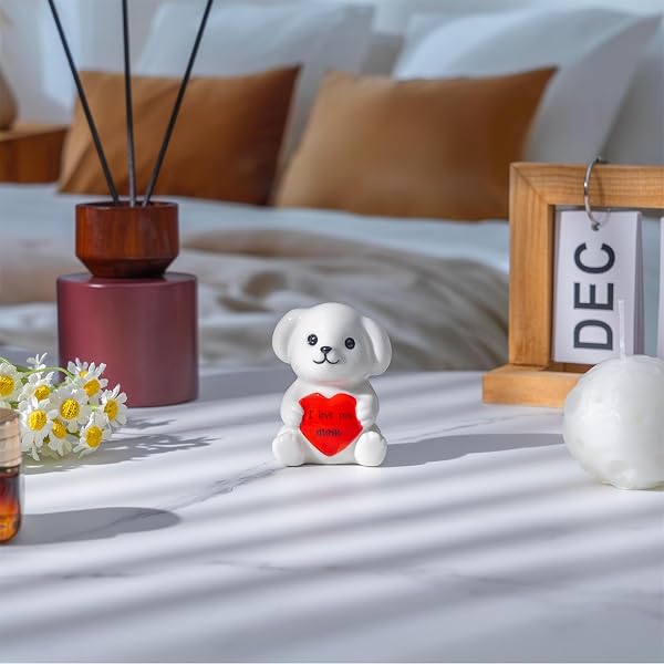 TAOJINJI GIFTS FOR MOM DOG DECOR STATUE – VALENTINES DAY CHRISTMAS MOTHERS DAY BIRTHDAY GIFTS FOR MOM