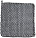 Harrisville Designs Friendly Loom Potholder Cotton Loops 10 Inch Pro Size Loops Make 2 Potholders, Weaving Crafts for Kids and Adults-Silver