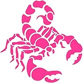 Scorpio Zodiac Vinyl Sticker Decals (Pack of 2) for Car Bumper Window Laptop Tablet Phone (4
