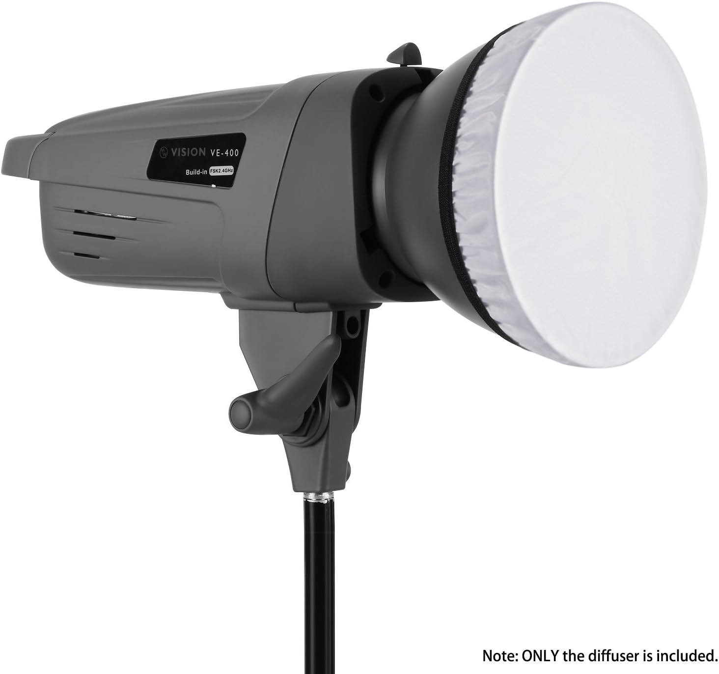 NEEWER 2-Pack 7 inches/180mm Soft White Diffuser Sock, Softens the Light Output, Perfect for Studio Strobe Reflector Portrait - Image 5