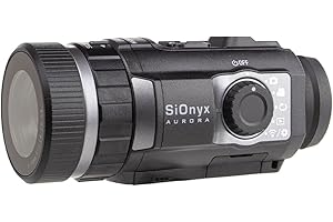 SIONYX Aurora Black Color Digital Night Vision Camera & Kits – Rugged and Impact-Resistant Aurora Black, WiFi, Mount, 32GB MicroSD Card, Waterproof Protective Case, & More