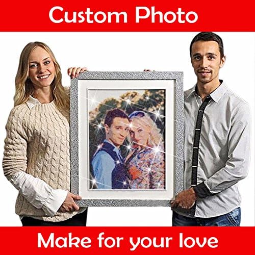 Private Custom Make Your Own DIY Diamond Painting Full Drill Diamond Rhinestone Photo Diamond Painting (40x50)