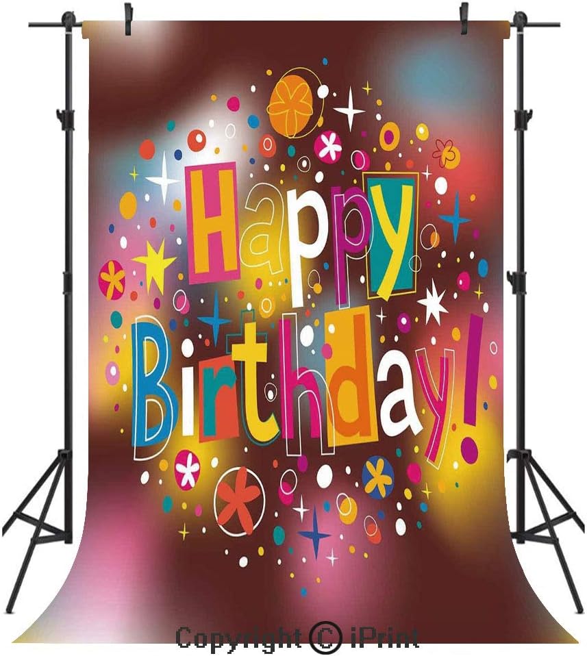 Amazon Com Birthday Decorations Photography Backdrops Colorful