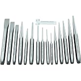 K Tool International PUNCH &amp; CHISEL SET 15 PC. IN PLASTIC TRAY