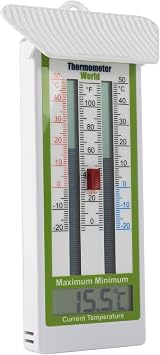 Thermometer World Digital Max Min Greenhouse Thermometer view 1