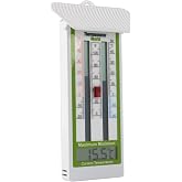 Digital Max Min Greenhouse Thermometer Room Temperature Classic Design | Max Min Thermometer to Measure Maximum and Minimum Temperatures - Easy Wall Mounted Greenhouse Accessories Indoor or Outdoor