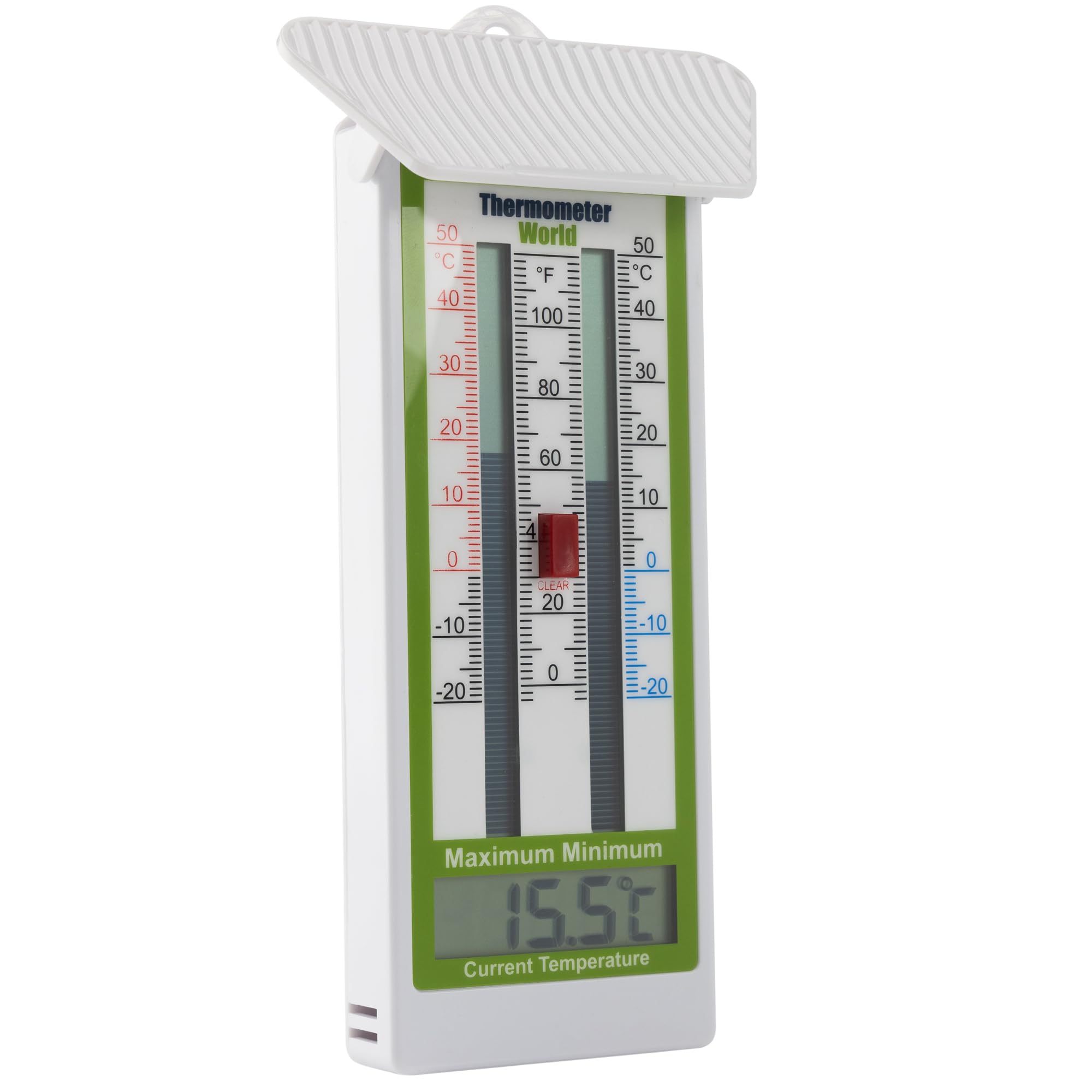 Photo 1 of Digital Max Min Greenhouse Thermometer Classic Design Max Min Thermometer for Use in The Garden or Home Easily Wall Mounted Greenhouse Temperature Monitor