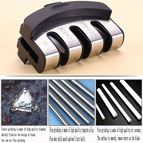 Glow Castle Ultra fast household kitchen knife sharpener sharpening tools tungsten diamond whetstone double-sided ceramic