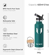 Super Sparrow 620ml Stainless Steel Vacuum Insulated Water Bottle view 3