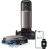 eufy Omni S2 Robot Vacuum and Mop Combo, 30,000 Pa, 99.99% Germ Removal | HydroJet&trade; 2.0 Instant Self-Cleaning Roller Mop, 5-Layer Filtration, 68-Days Self Emptying, Fragrance Diffuser