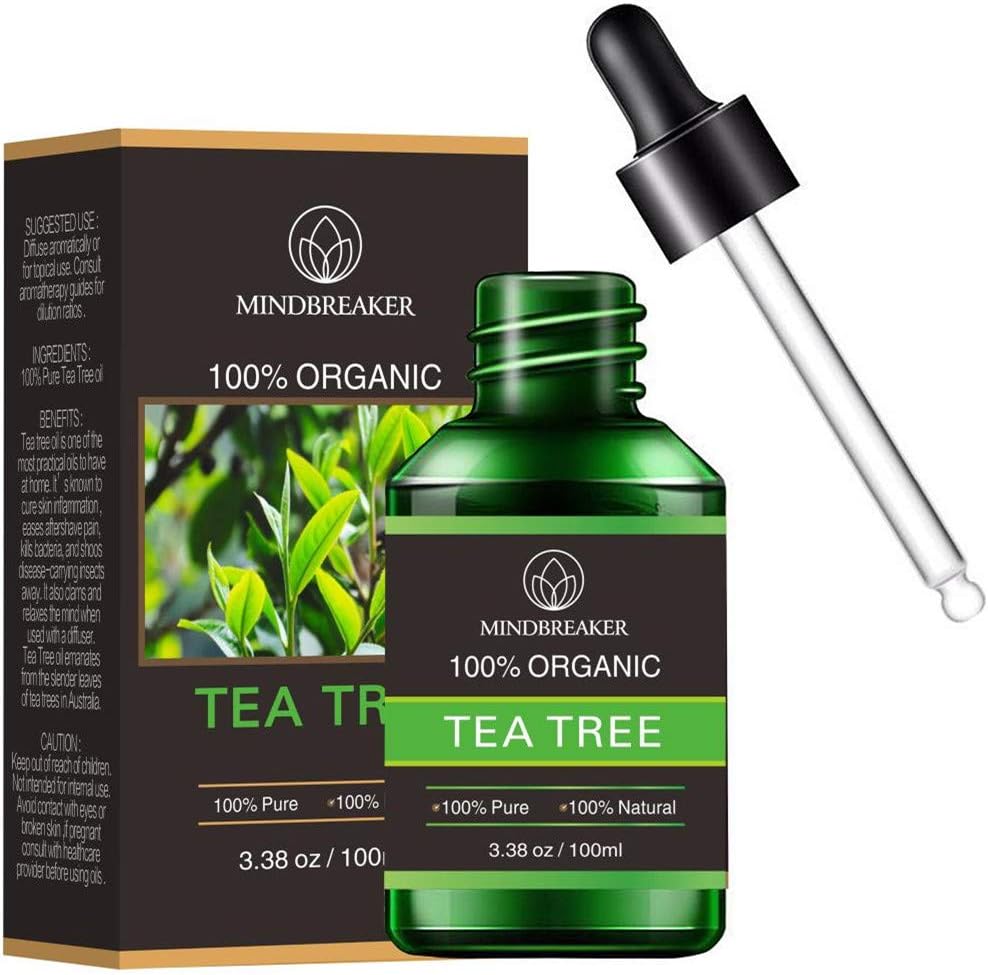 Organic Tea Tree Essential Oil, Organic Aromatherapy Scented Oils 100