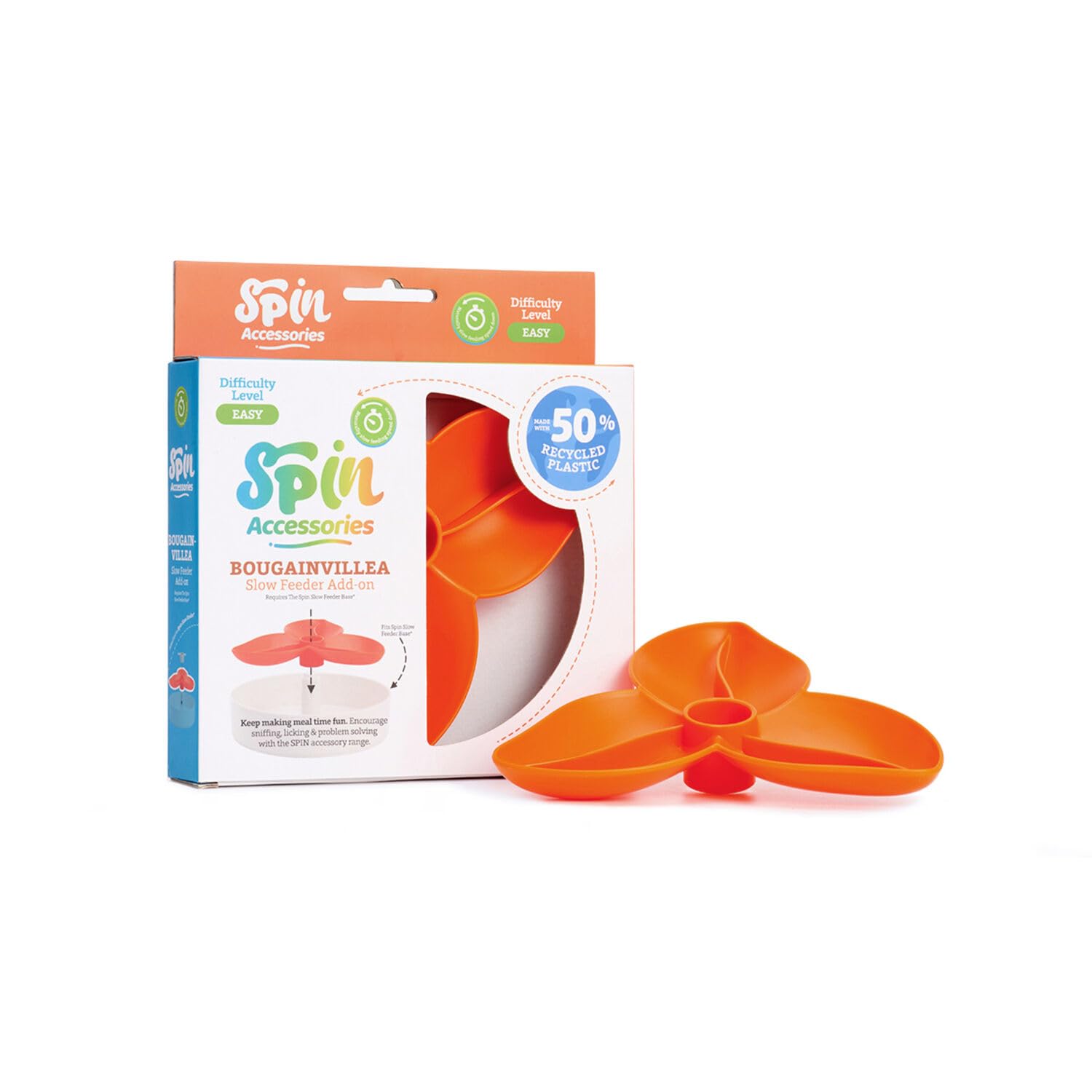 PetDreamHouse SPIN Accessories Bougainvillea with BPA-Free 50% Recycled Plastic (PCR)- Economic Replacement Interactive Feeder Accessories — image 1