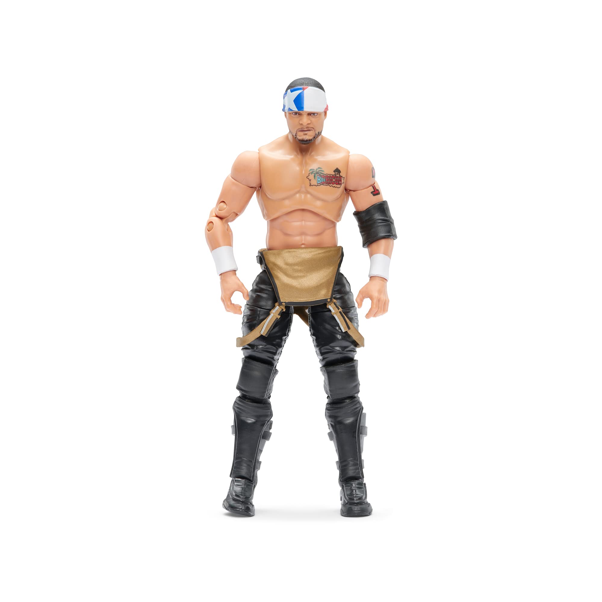 AEW AEW0030 Unrivaled Collection Santana-6.5-Inch Action Figure-Series 4