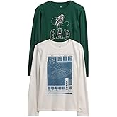 Gap Boys Long Sleeve Graphic Tee 2-Pack