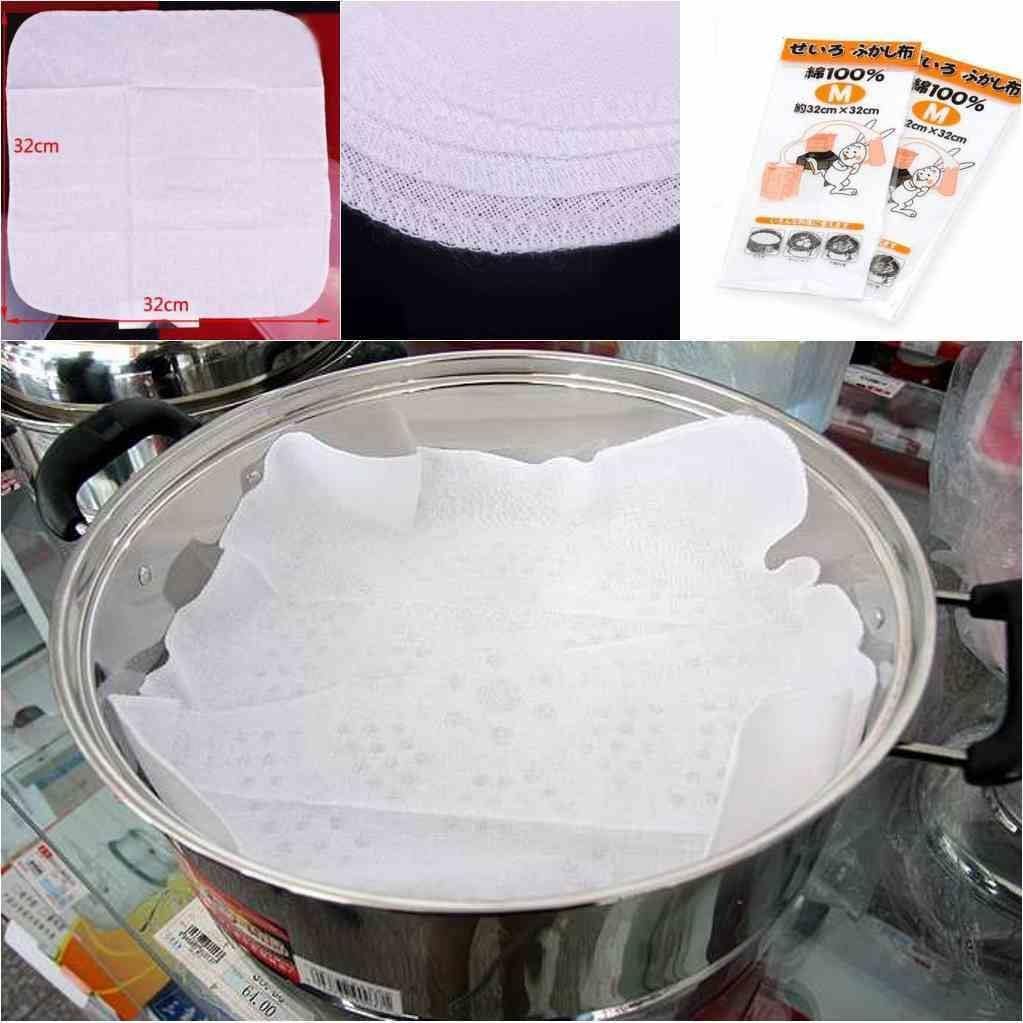 Kitchen Steam Tools Steamer Tray Cloth Steamed Stuffed Bun Dumplings Keep Clean