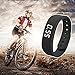 feifuns Smart Wristband Pedometer Watch Non-Bluetooth Pedometer Bracelet Fitness Tracker Watch with Step Calories Counter Distance Time/Date [No app,No Phone Need] for Walking Running Kids Men Women