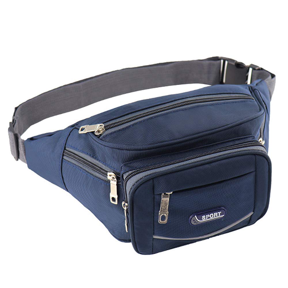 GRACETOP Bumbags and Fanny Packs for Running Hiking Waist Bag Outdoor Sport Hiking Waistpack for Men Women (Black)