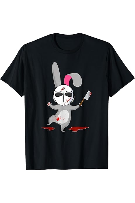 Amazon.com: Killer Bunny - Cute And Bloody Animal - T-Shirt : Clothing,  Shoes \u0026 Jewelry