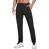 WENRONSTA Men's Lightweight Hiking Pants Quick Dry Water Resistant Breathable Athletic Running Jogger Track Active Sweatpants