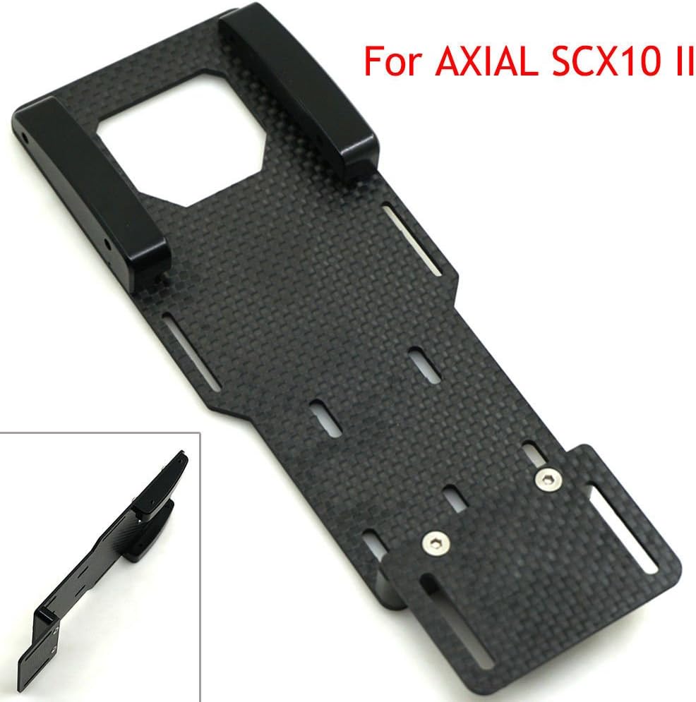 Carbon Fiber Battery Mounting Plate fr 1/10 RC Crawler Axial SCX10 II AX90046/47 - Image 4